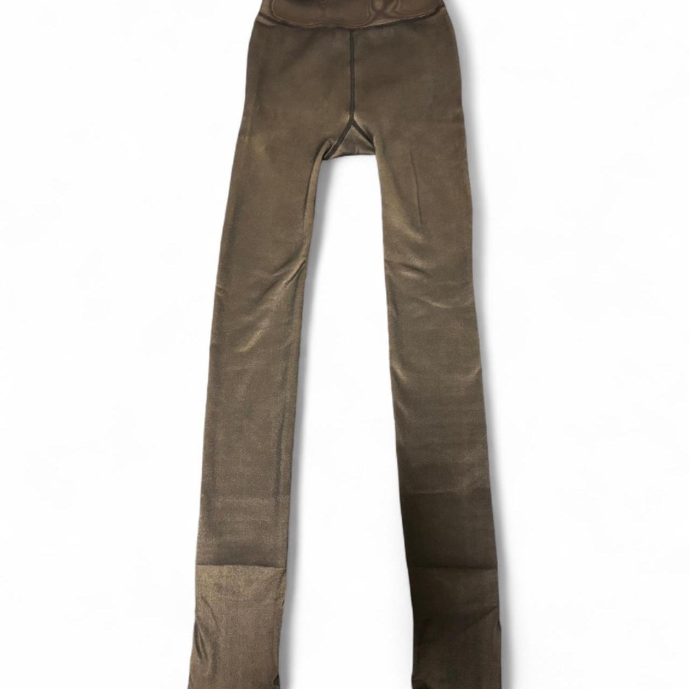 dark brown fleece lined tights